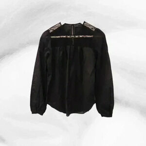 dace linen/lace  top